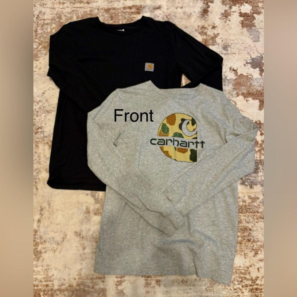 Youth Carhartt Long Sleeve shirts - 2 size XL 18/20